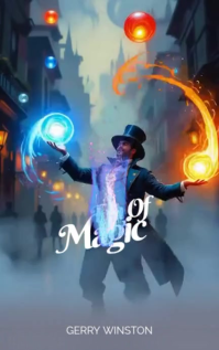 Red 3d Era Of Magic Kindle/book Covers template