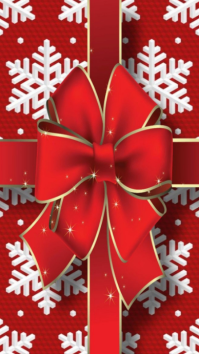 Red Christmas Gift Instagram Story Template