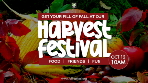 Red Red 3d Harvest Digital Display (16:9) Digitale display Template