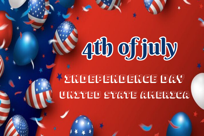 Red 4th Of July 2024 independence Day Poster Template PosterMyWall red-4th-of-july-2024-independence-day-poster-template-postermywall