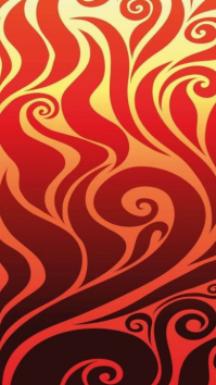 Red Abstract Abstract Swirl Pattern Digital Display. Red Fiery Swirl Flame Abstract Pattern Backgrou template
