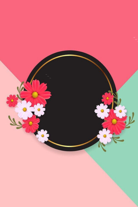 Red Abstract Background Poster template