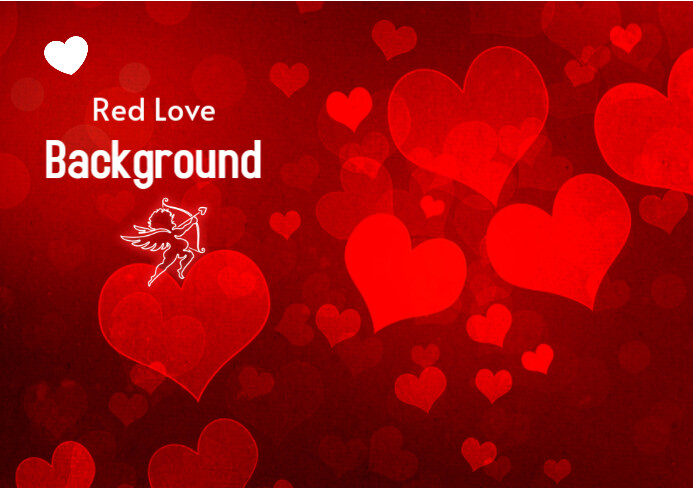 Red Abstrait Red Background A5 template