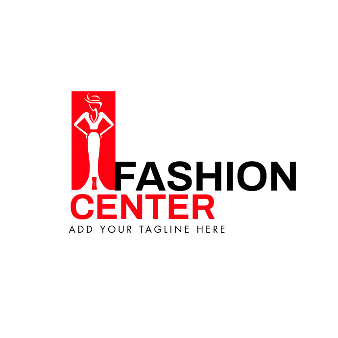 Red And Black Colors Logo Fashion Icon Girl D Template Postermywall Red And Black Colors Logo Fashion Icon Girl D Template Postermywall