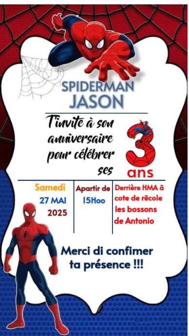 Red and Blue Maximalist Lego Spiderman Birthday Invitation Template  Instagram Story Indaba yaku-Instagram