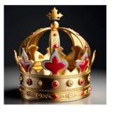 Red and Gold Large Rectangle template