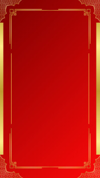 Red background template Digital Display (9:16)