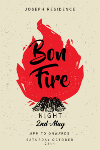 Bonfire Poster Template | PosterMyWall