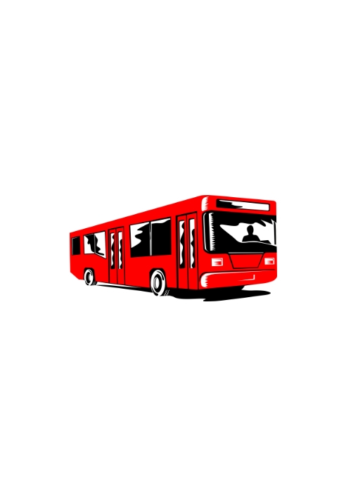 Red bus Template | PosterMyWall