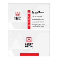 Green Professional Business Calling Card Template | PosterMyWall