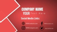 Red  Business Card  Business Card template