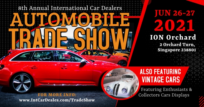 Copy of Red Car Auto Trade Show Facebook Post Templat | PosterMyWall
