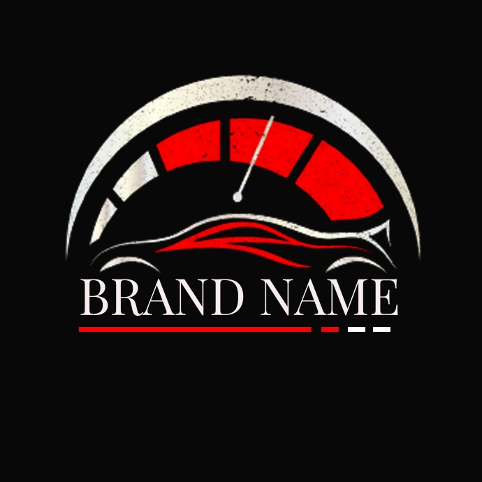 Red Car Logo template