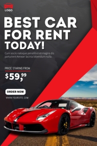 Budget Car Rental Flyer Poster Template | PosterMyWall