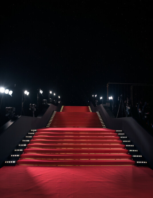 Red carpet background Flyer (US Letter) template