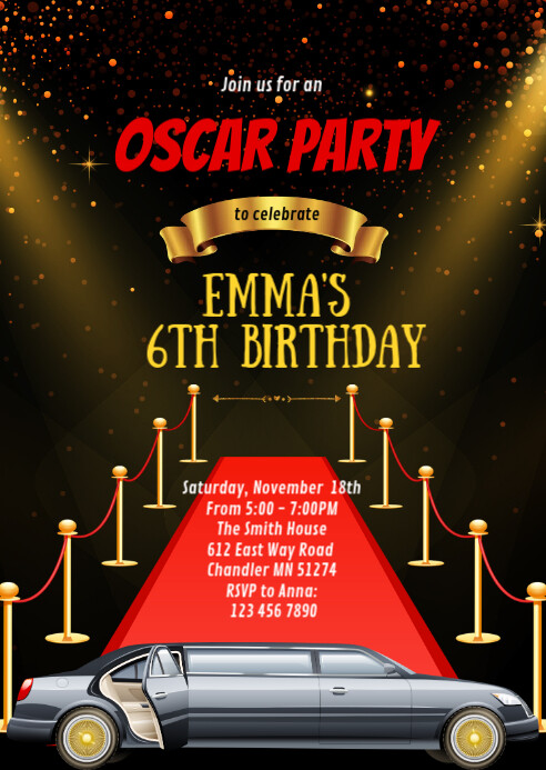 Modele La Invitation De Fete D Anniversaire De Tapis Rouge Postermywall Modele La Invitation De Fete D Anniversaire De Tapis Rouge Postermywall