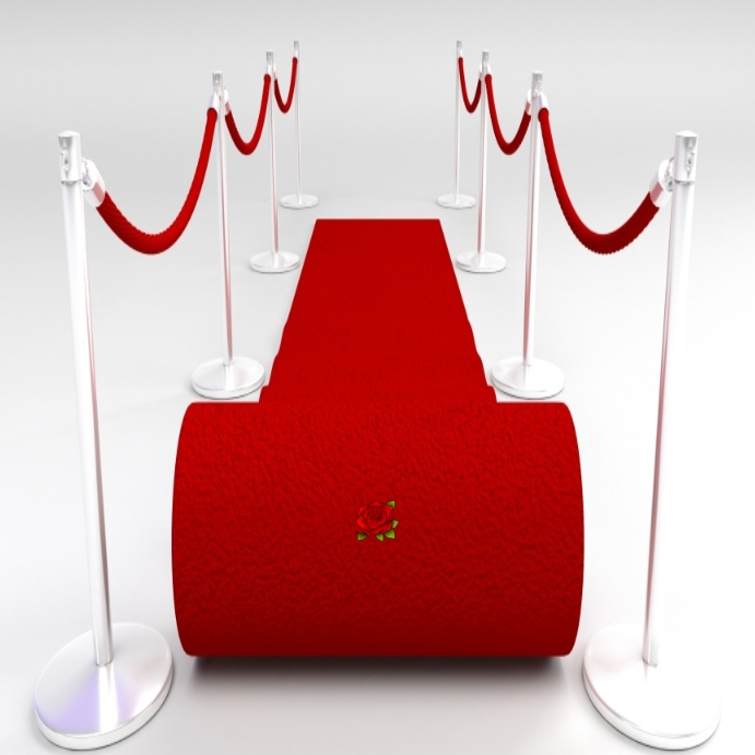 Red carpet Instagram Post template