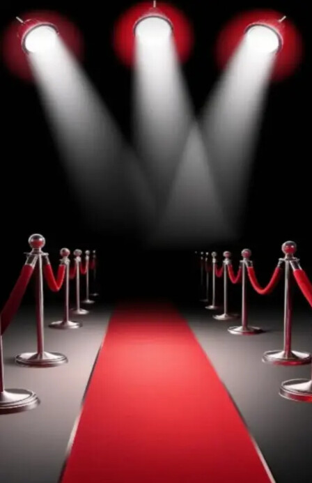 Red carpet event Tabloid template