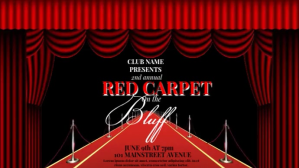 RED CARPET EVENT VIDEO AD TEMPLATE Ecrã digital (16:9)