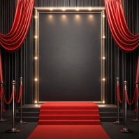 Red Carpet Stage Instagram 帖子 template