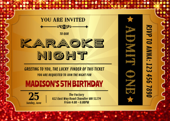 Modele Une Invitation D Anniversaire Pour Un Billet De Tapis Rouge Postermywall Modele Une Invitation D Anniversaire Pour Un Billet De Tapis Rouge Postermywall