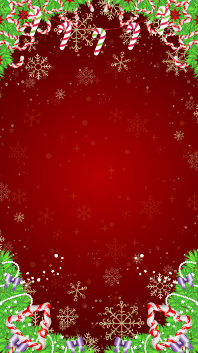 Red Christmas background Instagram Story template