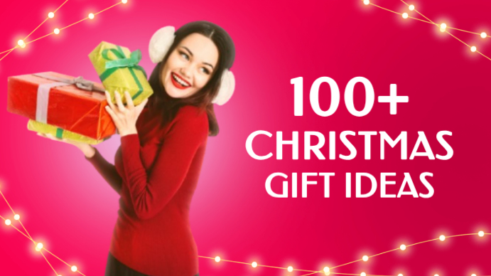 Red Christmas Gift Ideas YouTube Thumbnail Template | PosterMyWall