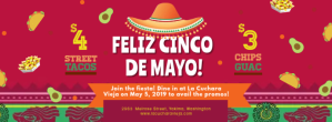 粉色 Cinco de Mayo Celebration Facebook Cover Photo Template