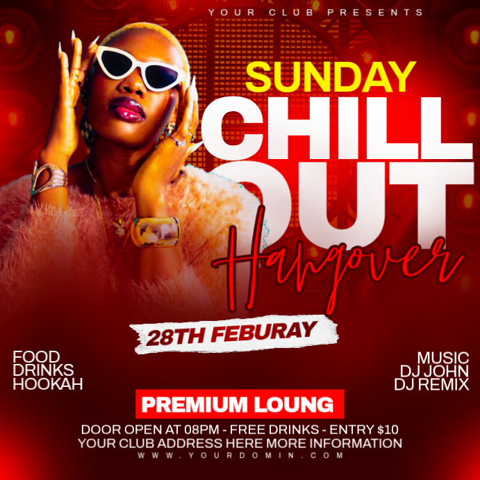 Club Event Promotion Template | PosterMyWall