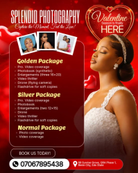 Red Collage Valentine Photoshoot Package  Instagram Portrait template