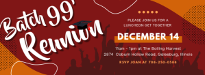 Red College Reunion Party Banner Facebook-coverfoto template