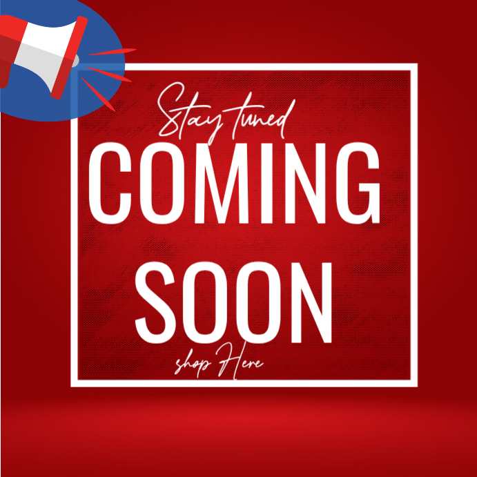 Plantilla de Red Coming Soon Announcement Instagram Post | PosterMyWall