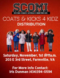 Red Community Event Flyer (us Letter) template