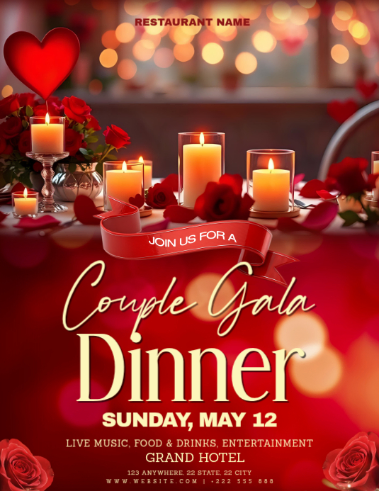 1.84K+ Free Date Night Templates | PosterMyWall
