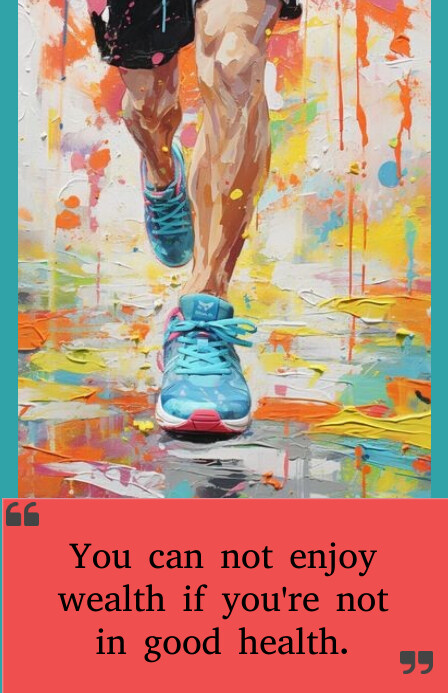 Red Exercise Quote Tabloid Template | PosterMyWall