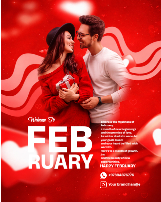 February Celebration Template | PosterMyWall