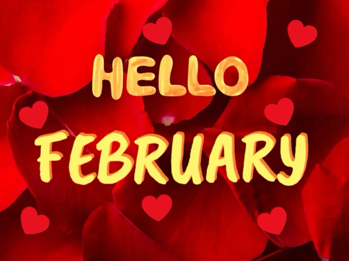 Red February Greeting Yard Sign Video Template | PosterMyWall