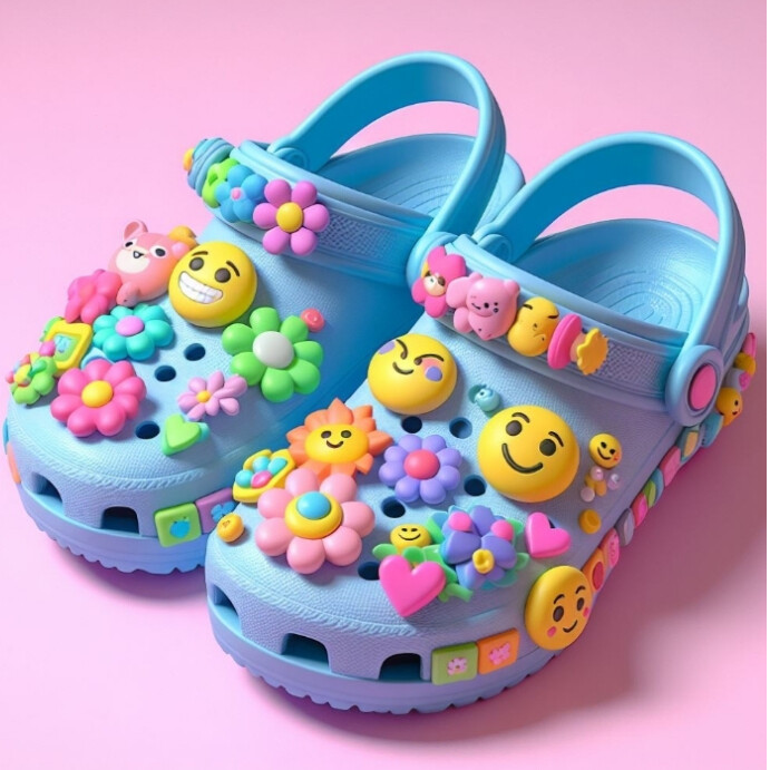 Crocs Design Post Red Floral Crocs Instagram Post Template | PosterMyWall