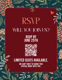 Red Dinner Party Invitation Flyer Template - Page 4
