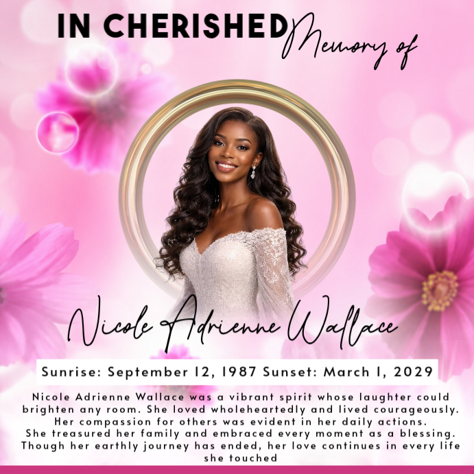 Memorial Tribute Instagram Ad Template | PosterMyWall