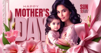 Rød Mother's Day Celebration Facebook Shared Image Template