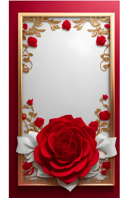 Programme Frame Design Red Red frame Template | PosterMyWall
