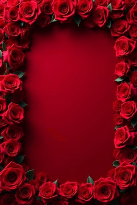 Copy of Red frame template | PosterMyWall