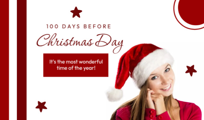 100 Days Before Christmas Day Tag