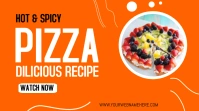 Red Geometric Orange And White Bold Playful P YouTube Thumbnail template
