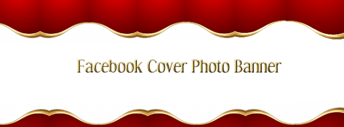 Rotgold Facebook Cover Banner Vorlage Postermywall