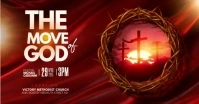 Red Good Friday Facebook Shared Image template