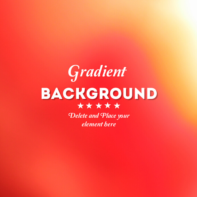 Red Gradient Background Instagram Post template