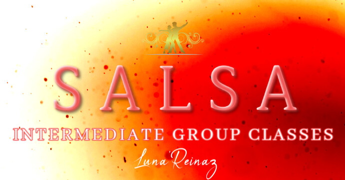 Red Gradient Latin Classes Facebook Event Cover Facebook-evenementomslag template