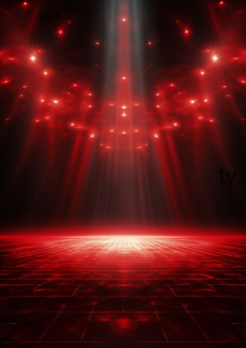 Red Gradient Red Stage Background Spotlight  A2 template